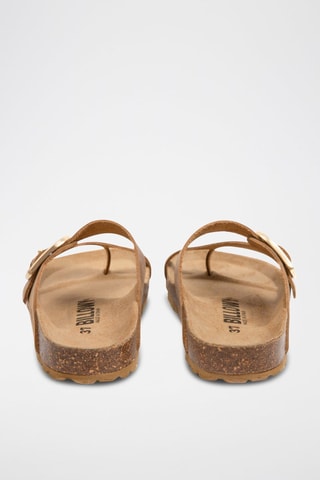 Mules en nubuck - Marron