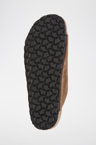 Mules en nubuck - Marron