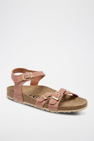 Sandales en cuir - Rose