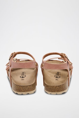 Sandales en cuir - Rose