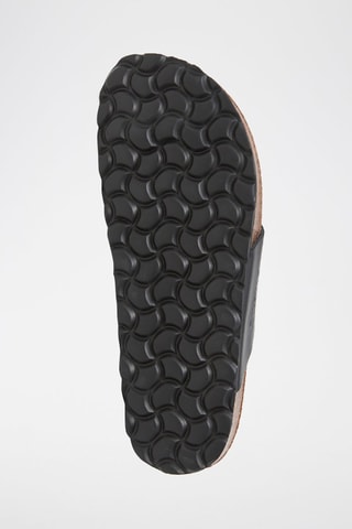 Tongs en cuir - Noir