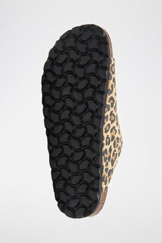Mules en cuir - Marron et noir