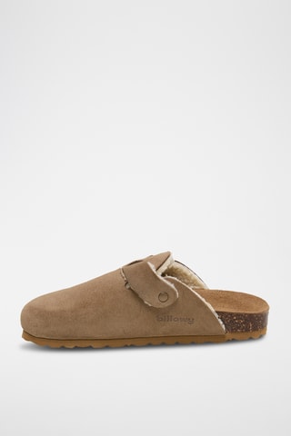 Sabots en nubuck - Marron