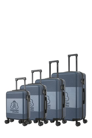 Set de 4 valises Liverpool - 47/57/67/76 cm - Bleu