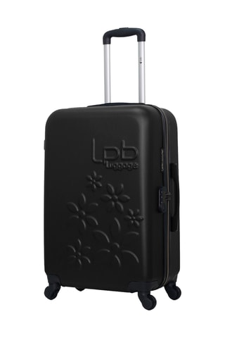 Valise cabine et valise semaine Eleonor (S/M) - 55/65 cm - Noir