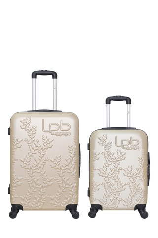 Valise cabine et valise semaine Nais - 55/65 cm - Beige