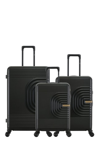 Set de 3 valises Celia (S/M/L) - 59/66/76 cm - Noir