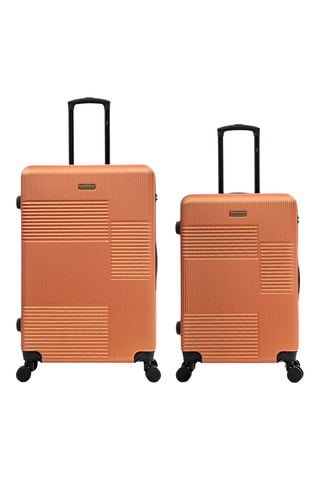 Valise semaine et valise grand volume Livia (M/L) - 66/76,5 cm - Orange