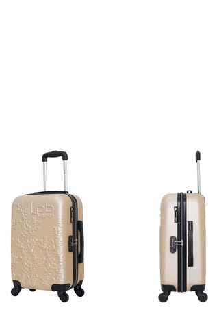 Valise XXS et valise cabine Nais - 46/55 cm - Beige