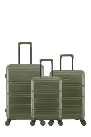 Set de 3 valises Lynda (XS/S/M) - 55/59/66 cm - Kaki
