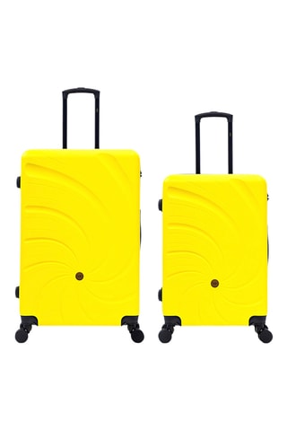 Valise semaine et valise grand volume Serena (M/L) - 66,5/76,5 cm - Jaune