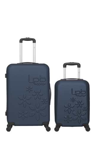 Valise cabine low-cost et valise semaine Eléonor (XS/M) - 46/65 cm - Bleu marine