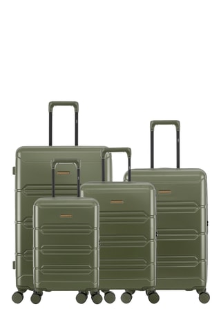 Set de 4 valises Lynda (XS/S/M/L) - 46/55/65/75 cm - Kaki