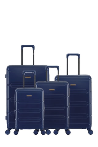 Set de 4 valises Lynda (XS/S/M/L) - 46/55/65/75 cm - Bleu marine