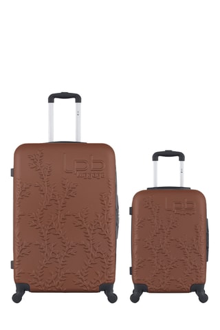 Valise cabine et valise grand volume Naïs (S/L) - 55/75 cm - Orange foncé
