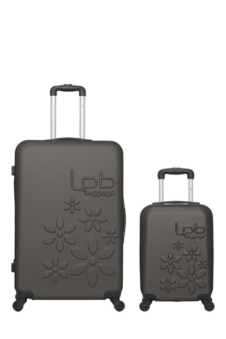 Valise cabine low-cost et valise grand volume Eléonor (XS/L) - 46/75 cm - Marron foncé