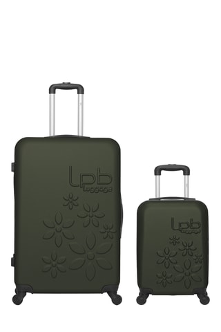 Valise cabine low-cost et valise grand volume Eléonor (XS/L) - 46/75 cm - Vert foncé