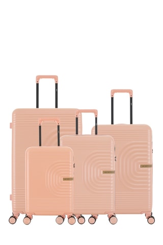 Set de 4 valises Célia (XS/S/M/L) - 46/55/65/75 cm - Orange clair