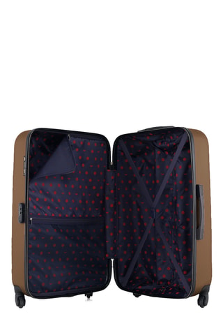 Set de 4 valises Naïs (XS/S/M/L) - 46/55/65/75 cm - Marron