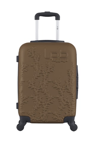Valise cabine low-cost et valise cabine Naïs (XS/S) - 46/55 cm - Marron