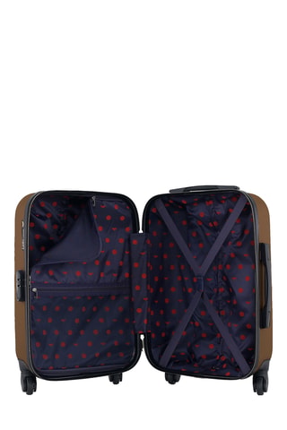 Valise cabine low-cost et valise cabine Naïs (XS/S) - 46/55 cm - Marron