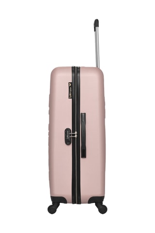 Set de 4 valises Eléonor (XS/S/M/L) - 46/55/65/75 cm - Rose clair
