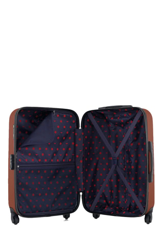 Valise cabine low-cost et valise semaine Naïs (XS/M) - 46/65 cm - Orange foncé