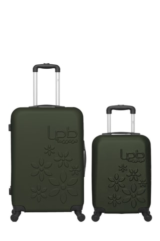 Valise cabine low-cost et valise semaine Eléonor (XS/M) - 46/65 cm - Vert foncé