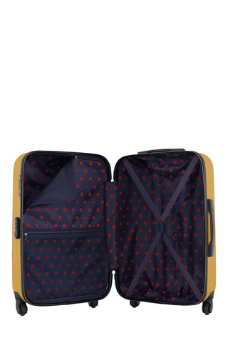 Valise cabine low-cost et valise semaine Naïs (XS/M) - 46/65 cm - Jaune