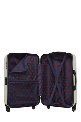 Set de 3 valises Eléonor (XS/S/M) - 46/55/65 cm - Beige clair