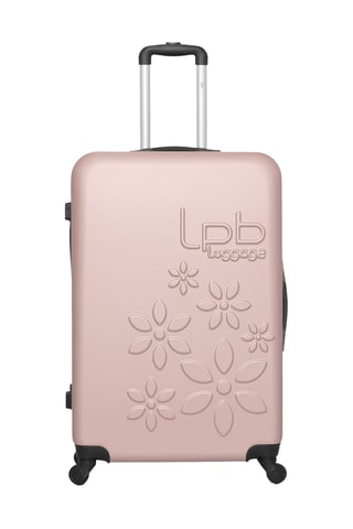 Valise cabine low-cost et valise grand volume Eléonor (XS/L) - 46/75 cm - Rose clair