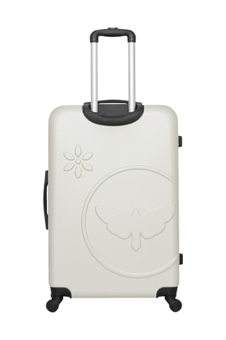 Set de 4 valises Eléonor (XS/S/M/L) - 46/55/65/75 cm - Beige clair