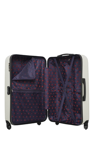 Set de 4 valises Eléonor (XS/S/M/L) - 46/55/65/75 cm - Beige clair