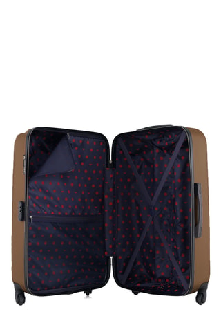 Set de 4 valises Naïs (XS/S/M/L) - 46/55/65/75 cm - Marron