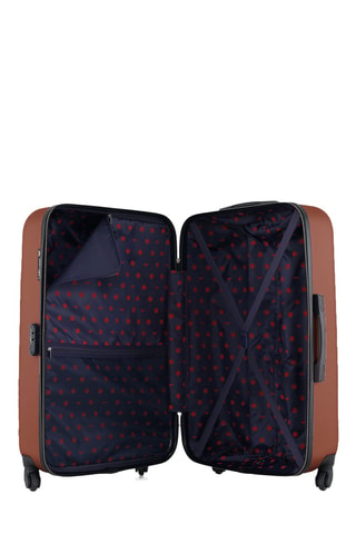 Valise semaine et valise grand volume Naïs (M/L) - 65/75 cm - Orange foncé