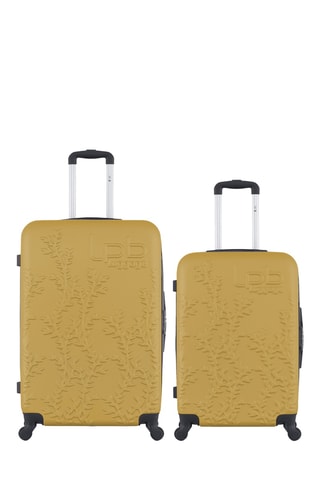 Valise semaine et valise grand volume Naïs (M/L) - 65/75 cm - Jaune