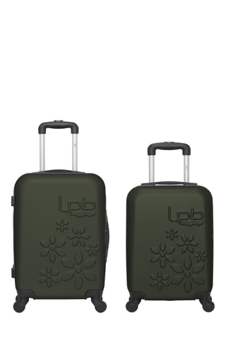 Valise cabine low-cost et valise cabine Eléonor (XS/S) - 46/55 cm - Vert foncé