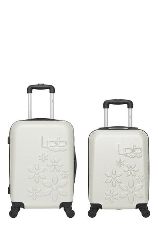 Valise cabine low-cost et valise cabine Eléonor (XS/S) - 46/55 cm - Beige clair