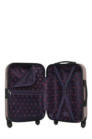 Valise cabine low-cost et valise cabine Eléonor (XS/S) - 46/55 cm - Rose clair