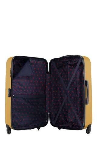 Set de 3 valises Naïs (XS/S/L) - 46/55/75 cm - Jaune