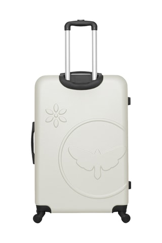 Valise grand volume Eléonor (L) - 75 cm - Beige clair