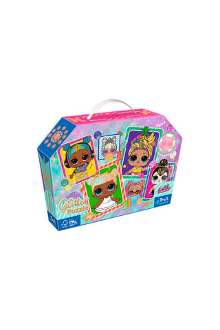 Puzle Glitter L.O.L. Las muñecas L.O.L. de colores - 70 piezas - Desde 4 años