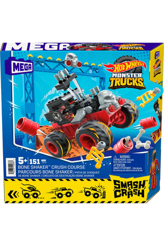 Juego de construcción Smash'n'Crash Bone Shaker Crush Course Mega Hot Wheels - Desde 6 años