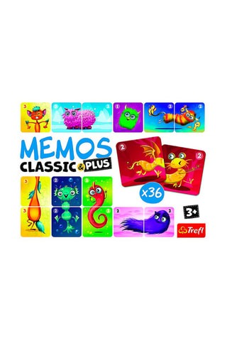 Memos Clásico y más - Monstruos encantadores - Desde 3 años