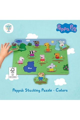 Puzle de madera Peppa Pig - 10 piezas - Desde 2 años