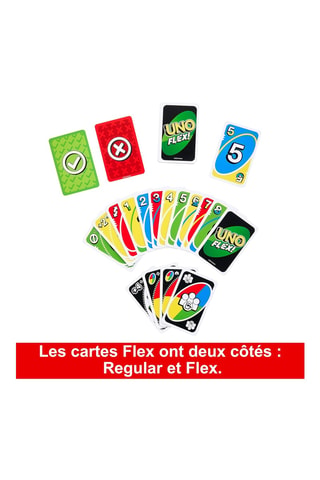 Jeu de cartes Uno Flex - Dès 7 ans