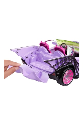 Coche Descapotable Ghoul Monster High - 3 piezas - Desde 4 años