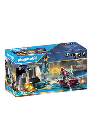 Playmobil Escondite del tesoro pirata - 51 piezas - Desde 4 años