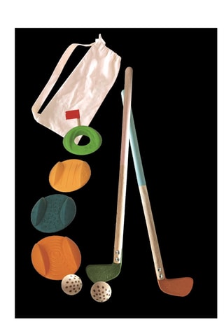 Juego de minigolf - 9 piezas - Desde 4 años