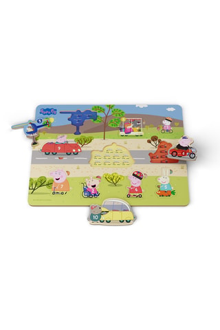 Puzle Peppa Pig de madera - 10 piezas - Desde 2 años